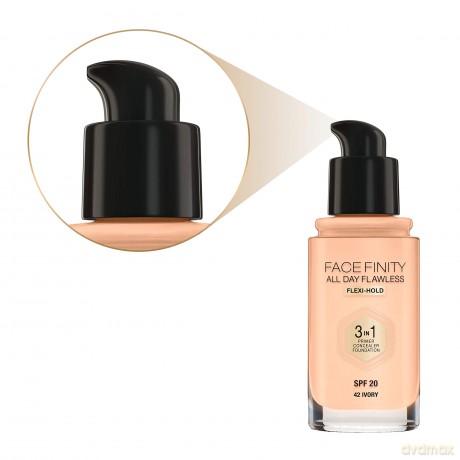MAX FACTOR Podkład FACEFINITY 3w1 nr 42 Ivory 30 ml