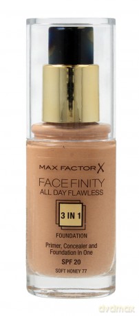 MAX FACTOR Podkład FACEFINITY 3w1 nr 77 Soft Honey 30 ml