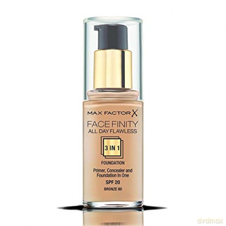 MAX FACTOR Podkład FACEFINITY 3w1 nr 80 Bronze 30 ml