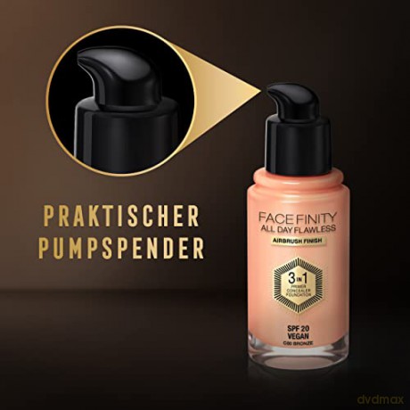 MAX FACTOR Podkład FACEFINITY 3w1 nr 80 Bronze 30 ml