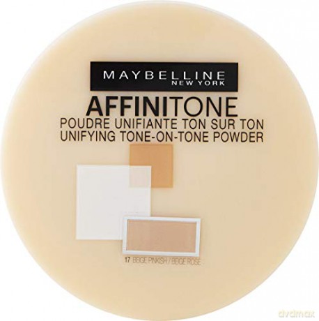 Maybelline Affinitone Puder w kamieniu nr 17 Rose Beige 9g