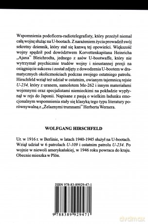 Ostatni U-Boot - Wolfgang Hirschfeld [KSIĄŻKA]