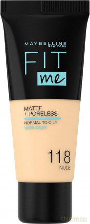 Maybelline Fit Me! Podkład matujący nr 118 Nude 30 ml