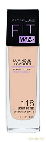 Maybelline Fit Me! Podkład rozświetlający Luminous&Smooth nr 118 Light Beige 30 ml