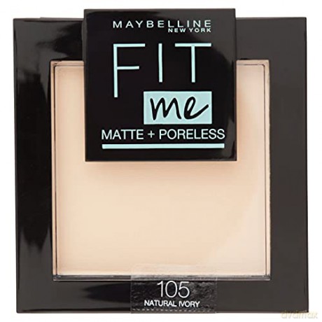 Maybelline Fit Me! Puder kompaktowy Matte+Poreless nr 105 Natural Ivory 9g