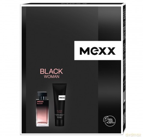 Mexx Black Woman Zestaw prezentowy (woda toaletowa 30 ml + żel pod prysznic 50 ml)
