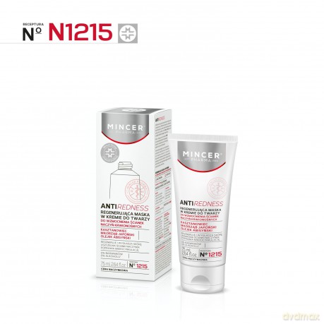 Mincer Pharma Anti Redness Regenerująca maska w kremie do twarzy nr 1215 75 ml