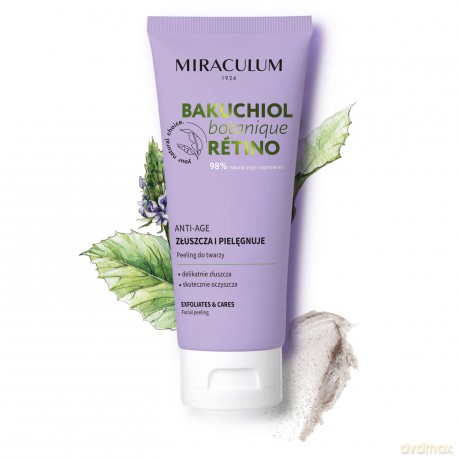 Miraculum Bakuchiol Botanique Peeling do twarzy - złuszcza i pielęgnuje 100 ml