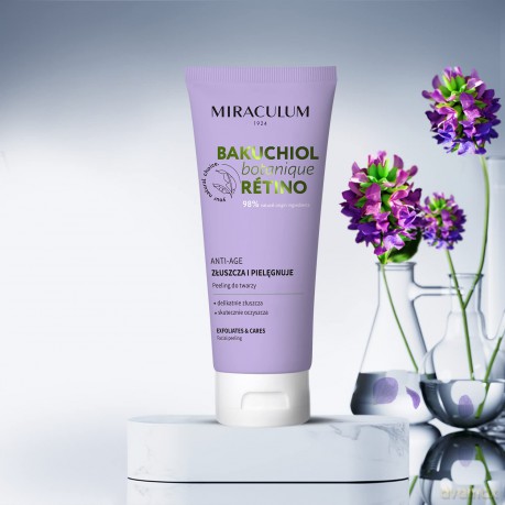 Miraculum Bakuchiol Botanique Peeling do twarzy - złuszcza i pielęgnuje 100 ml
