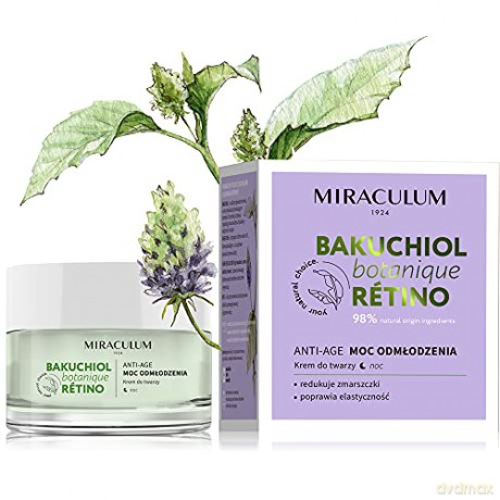 Miraculum Bakuchiol Botanique Retino Krem na noc - moc odmłodzenia 50 ml