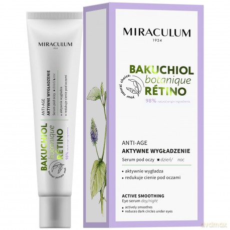 Miraculum Bakuchiol Botanique Retino Serum pod oczy - aktywne wygładzenie 20 ml