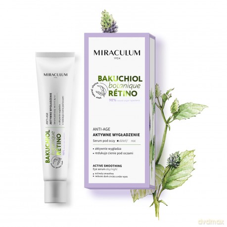 Miraculum Bakuchiol Botanique Retino Serum pod oczy - aktywne wygładzenie 20 ml