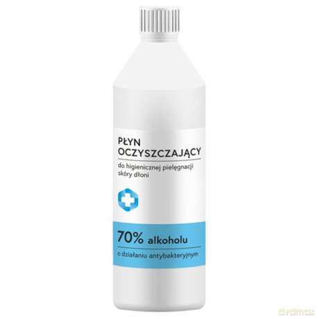 Miraculum Płyn oczyszczający do dłoni - antybakteryjny 70% alkoholu 1000 ml