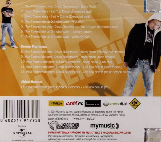 Max Farenthide - Live Show [CD]