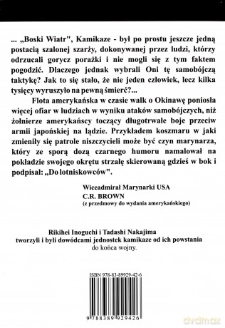 Boski Wiatr. Japońskie Formacje Kamikaze W ii Wojnie Światowej - Pineau Roger [KSIĄŻKA]