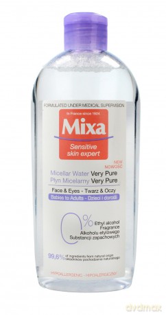 Mixa Płyn micelarny do twarzy i oczu dla dorosłych i dzieci 400 ml