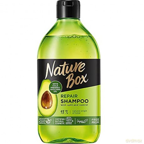 Nature Box Avocado Oil Szampon do włosów regenerujący 385 ml