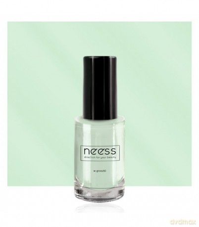 NEESS Lakier do paznokci klasyczny (7407) w groszki 5 ml