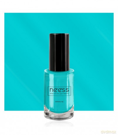 NEESS Lakier do paznokci klasyczny (7522) zielony raj 5 ml