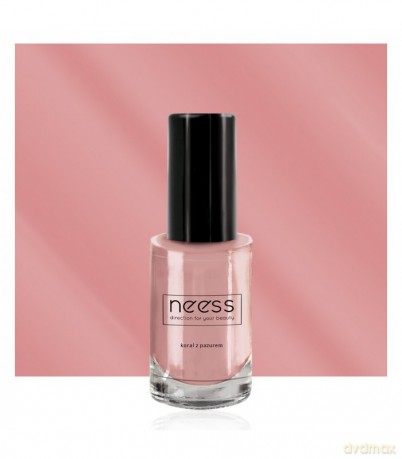 NEESS Lakier do paznokci klasyczny (7569) koral z pazurem 5 ml