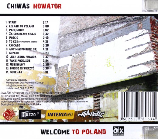 Chiwas Nowator:  Welcome To Poland [CD]