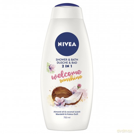 Nivea Bath Care Płyn do kąpieli i żel pod prysznic 2w1 Welcome Sunshine 750 ml