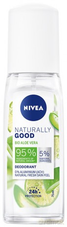 Nivea Dezodorant damski Naturally Good Bio Aloe Vera - atomizer 75 ml