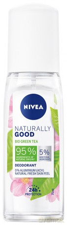 Nivea Dezodorant damski Naturally Good Bio Green Tea - atomizer 75 ml