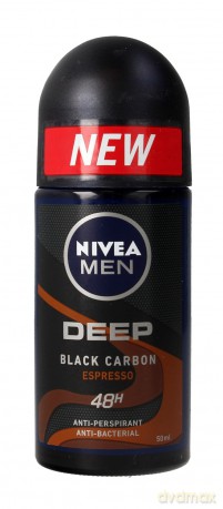 Nivea Dezodorant DEEP BLACK CARBON ESPRESSO roll-on 50 ml