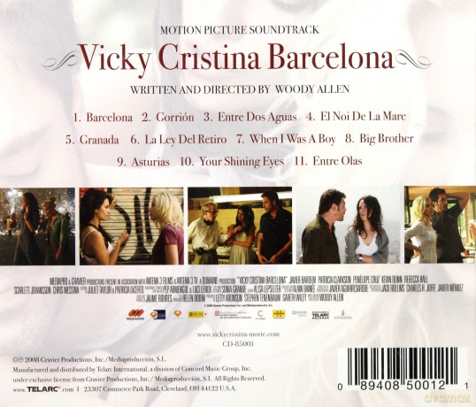 Vicky Cristina Barcelona soundtrack [CD]