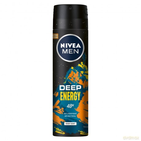 Nivea Dezodorant Deep Energy spray męski 150 ml
