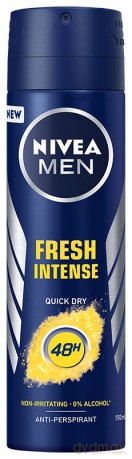 Nivea Dezodorant Fresh Intense 48h spray męski 150 ml