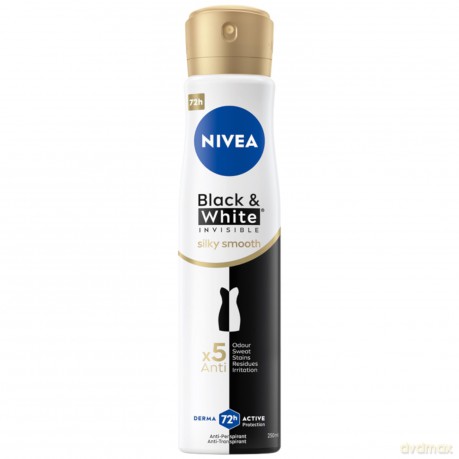 Nivea Dezodorant INVISIBLE SILKY SMOOTH spray damski 250 ml