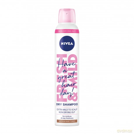 Nivea Fresh Revive Suchy Szampon do włosów 3in1 Medium 200 ml