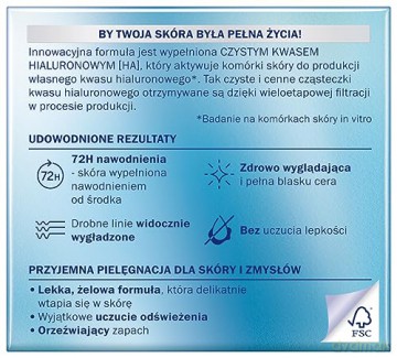 Nivea Hydra Skin Effect Żel do twarzy na dzień- Moc Nawodnienia 50 ml