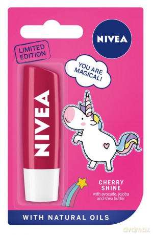 Nivea Lip Care Pomadka ochronna CHERRY SHINE - edycja limitowana 4.8g