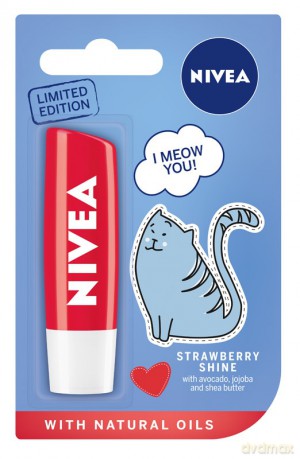 Nivea Lip Care Pomadka ochronna STRAWBERRY SHINE - edycja limitowana 4.8g