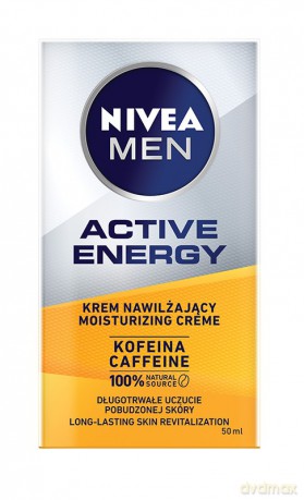 NIVEA MEN Active Energy Krem nawilżający z kofeiną dla mężczyzn 50 ml