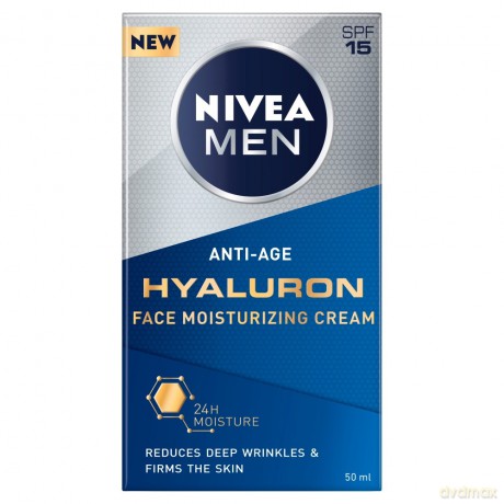 NIVEA MEN Krem przeciwzmarszczkowy Anti-Age Hyaluron SPF15 50 ml