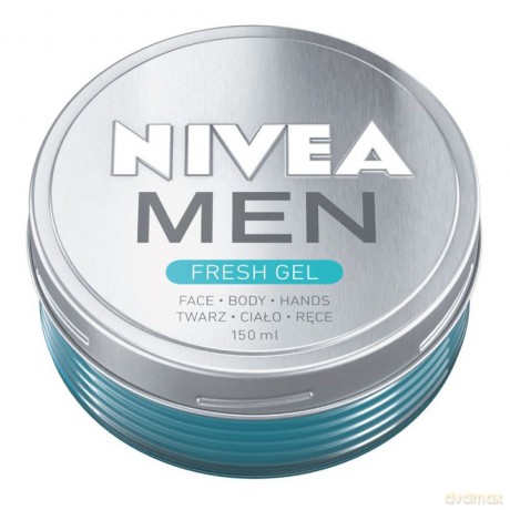 Nivea Men Krem-żel nawilżający do twarzy,ciała i rąk Fresh 150 ml