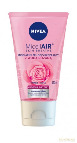Nivea Micell Air Skin Breathe Micelarny Żel oczyszczający z Wodą Różaną 150 ml