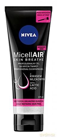Nivea Micell Air Skin Breathe Żel micelarny do mycia twarzy 125 ml