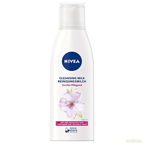 Nivea Mleczko oczyszczające do twarzy Almond Oil - cera sucha i wrażliwa 200 ml