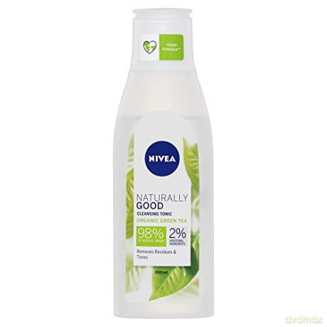 Nivea Naturally Good Tonik odświeżający z organiczną zieloną herbatą 200 ml