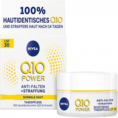 Nivea Q10 Power Krem przeciwzmarszczkowy+ujędrnienie SPF30 na dzień - cera normalna 50 ml