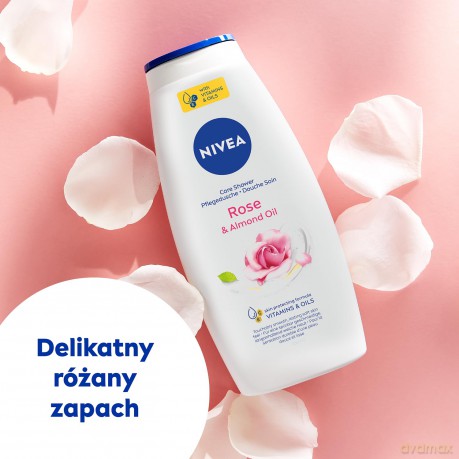 Nivea Soft Care Shower Żel pod prysznic Rose 750 ml