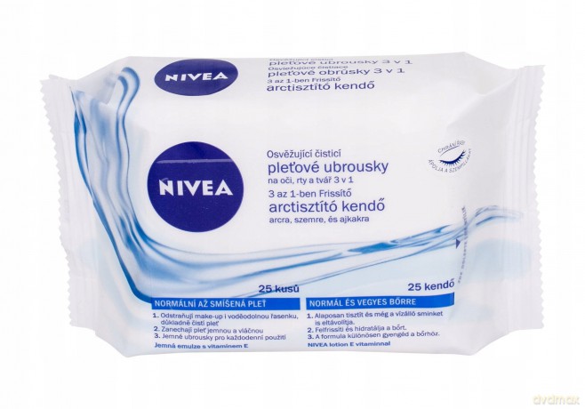 NIVEA V Chusteczki odświeżające 3w1 81121&
