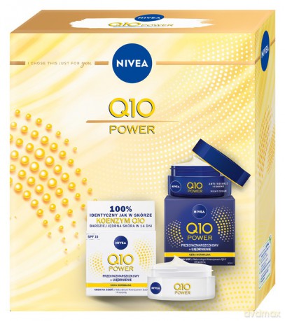 Nivea Zestaw prezentowy Q10 Power (krem na dzień 50 ml+krem na noc 50 ml)