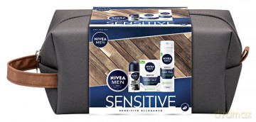 Nivea Zestaw prezentowy Sensitive Elegance (balsam po goleniu+pianka d/golenia+deo roll-on+krem))