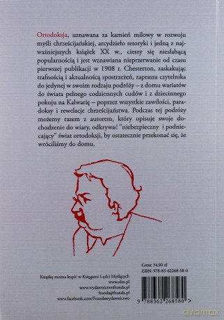 Ortodoksja - Gilbert Keith Chesterton [KSIĄŻKA]